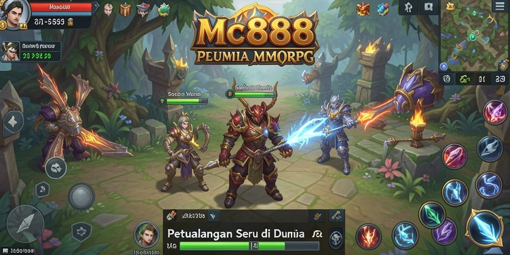 Gameplay seru di dunia MMORPG dengan grafis menakjubkan.