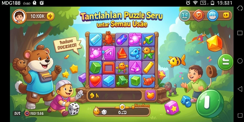 Tampilan gameplay seru dan menantang dari MDG188.