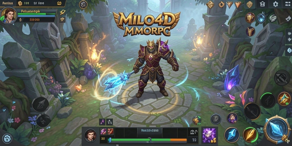 Tampilan gameplay yang epik dalam MILO4D.