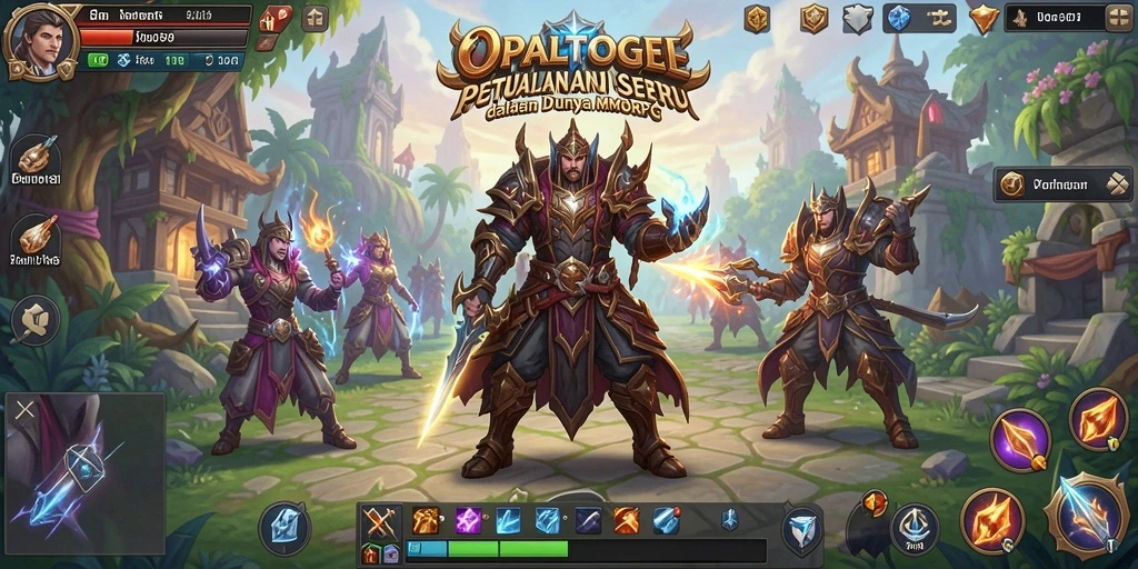 Tampilan gameplay OPALTOGEL yang penuh aksi dan petualangan.
