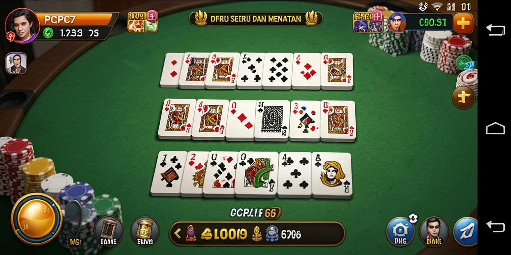 Tampilan gameplay seru dalam PCPC7, fitur menarik dan grafis memikat.