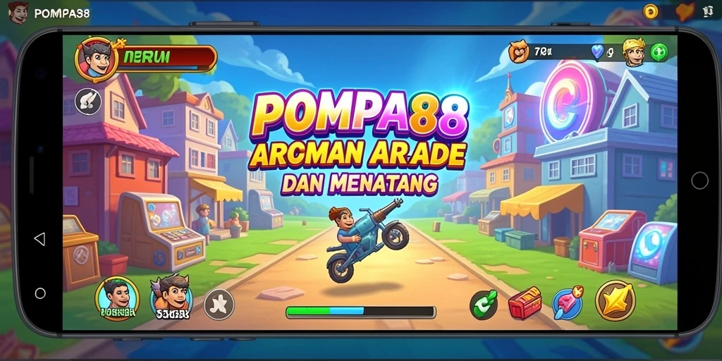 Tangkapan layar gameplay <strong>POMPA88</strong> yang menunjukkan keseruan tantangan Arcade.