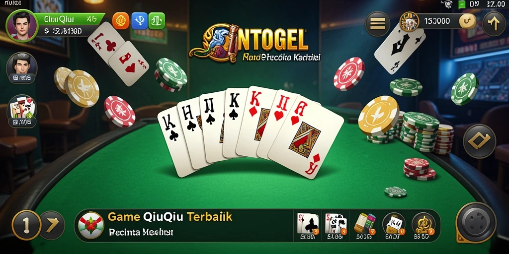 Tampilan menarik dari gameplay QiuQiu di SONTOGEL.